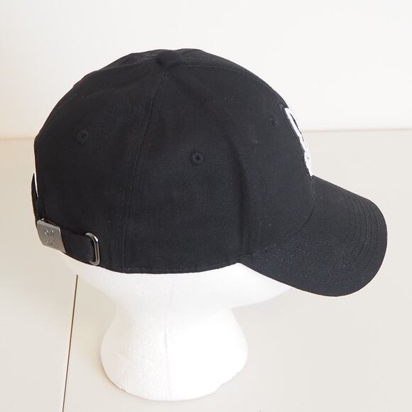 Psycho Bunny Lenox Baseball Cap Youth One Size Strapback Black Logo Embroidered - Picture 5 of 10